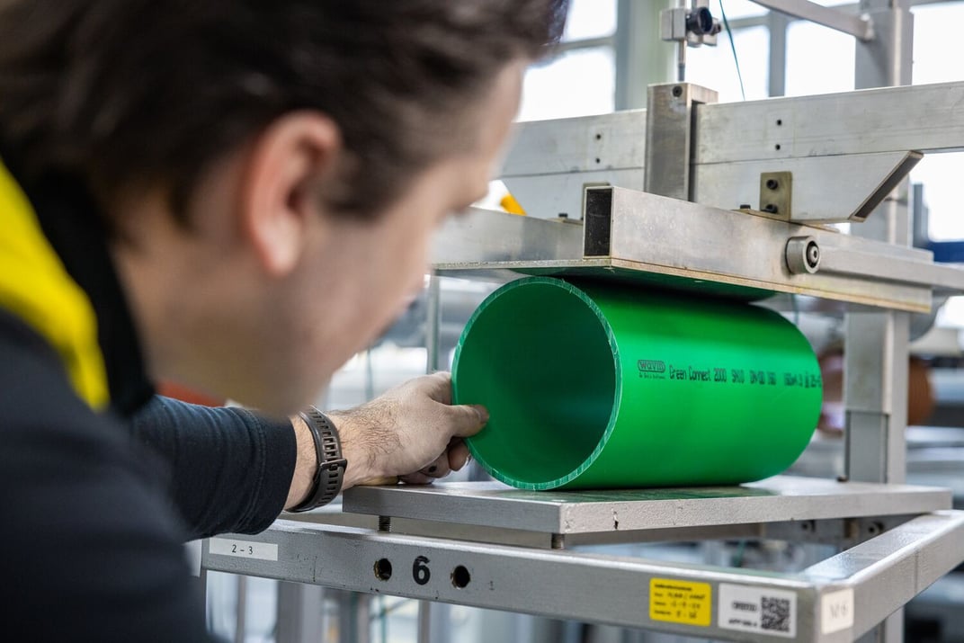Plastic pipe development testing